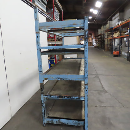108" W x 39" Deep x 86" H Medium Duty Steel Parts Rack Storage Shelf 5-Tier