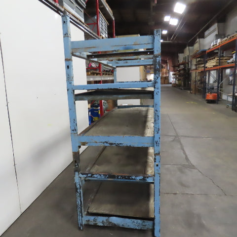 108" W x 39" Deep x 86" H Medium Duty Steel Parts Rack Storage Shelf 5-Tier