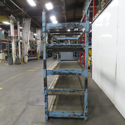 108" W x 39" Deep x 86" H Medium Duty Steel Parts Rack Storage Shelf 5-Tier