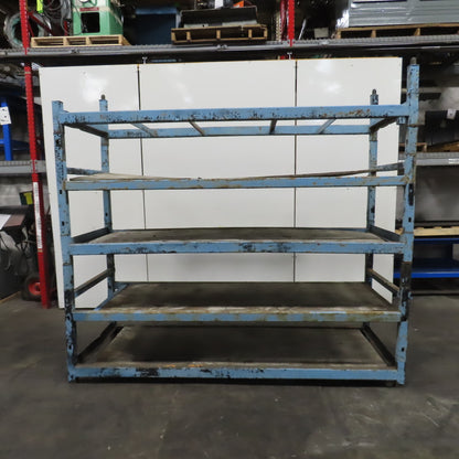108" W x 39" Deep x 86" H Medium Duty Steel Parts Rack Storage Shelf 5-Tier