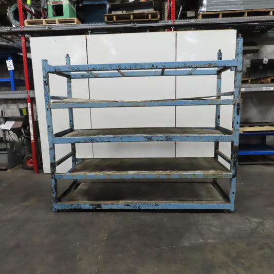 108" W x 39" Deep x 86" H Medium Duty Steel Parts Rack Storage Shelf 5-Tier