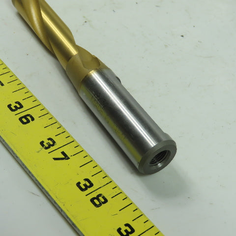 Kennametal KSPD-0593 19/32" Coolant Thru Straight Shank Tin Coated W/Carbide Tip