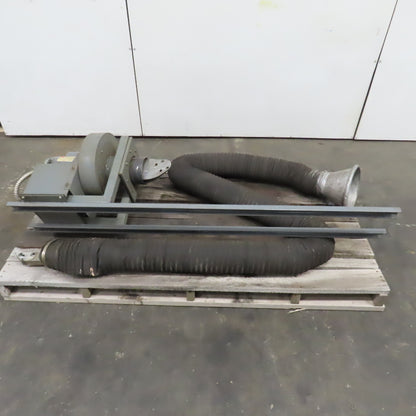 Dayton 4C108 1HP Floor/Ceiling Mount Fume Collector Extraction Arm 115/230V 1PH