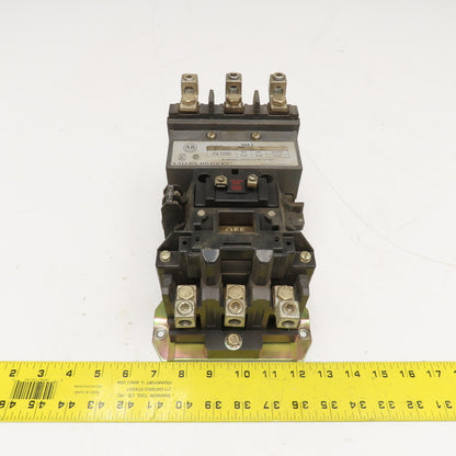 Allen Bradley 500F-DOA930 Size 3 Motor Starter 600V 50Hp Max 115/120V Coil
