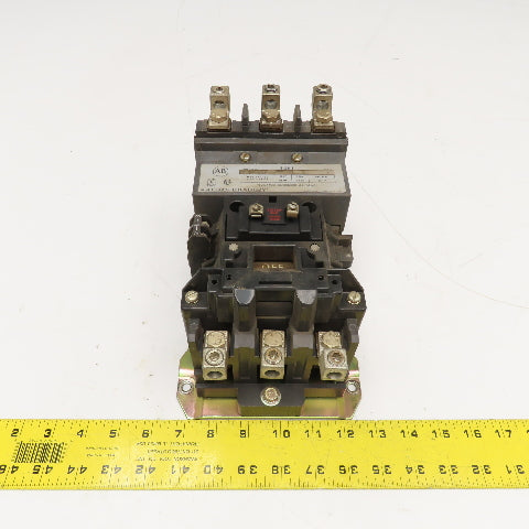 Allen Bradley 500F-DOA930 Size 3 Motor Starter 600V 50Hp Max 115/120V Coil