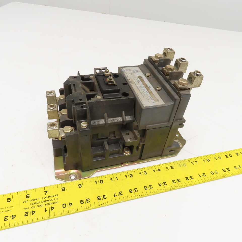Allen Bradley 500F-DOA930 Size 3 Motor Starter 600V 50Hp Max 115/120V Coil