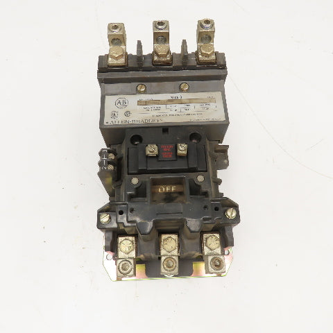 Allen Bradley 500F-DOA930 Size 3 Motor Starter 600V 50Hp Max 115/120V Coil