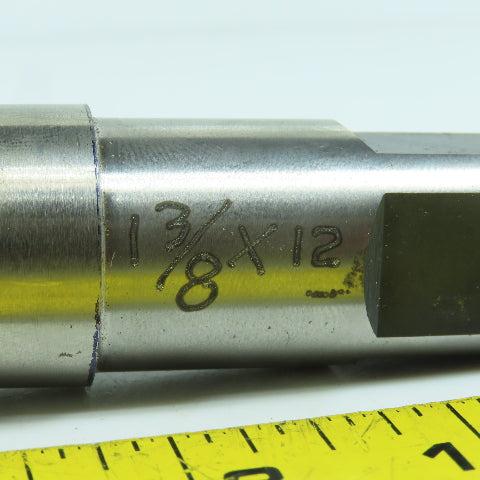Besly 1-3/8"-12 HS Hand Bottoming Tap 6 Straight Flute 6" OAL 7/8" Shank
