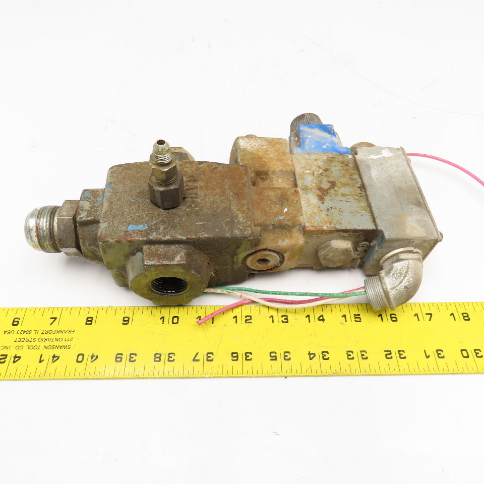Vickers CT5 060A C MWB Solenoid Controlled Relief Valve 500-2000PSI