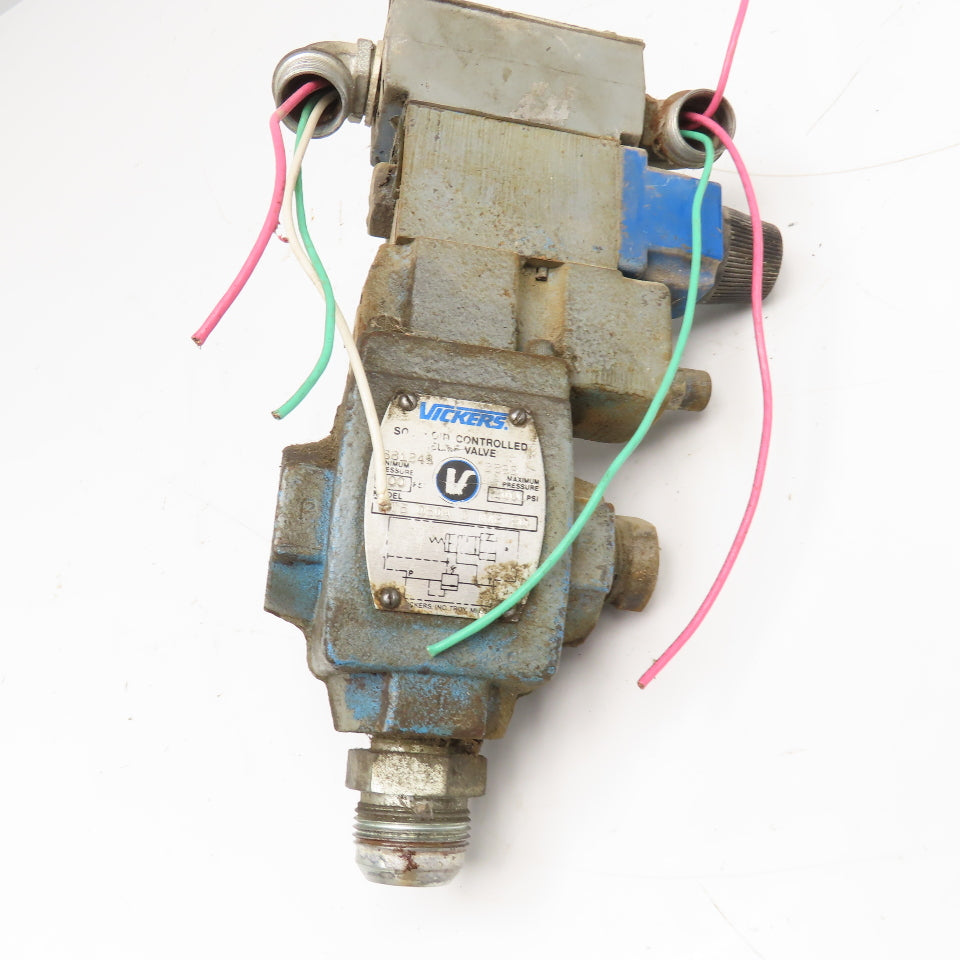 Vickers CT5 060A C MWB Solenoid Controlled Relief Valve 500-2000PSI