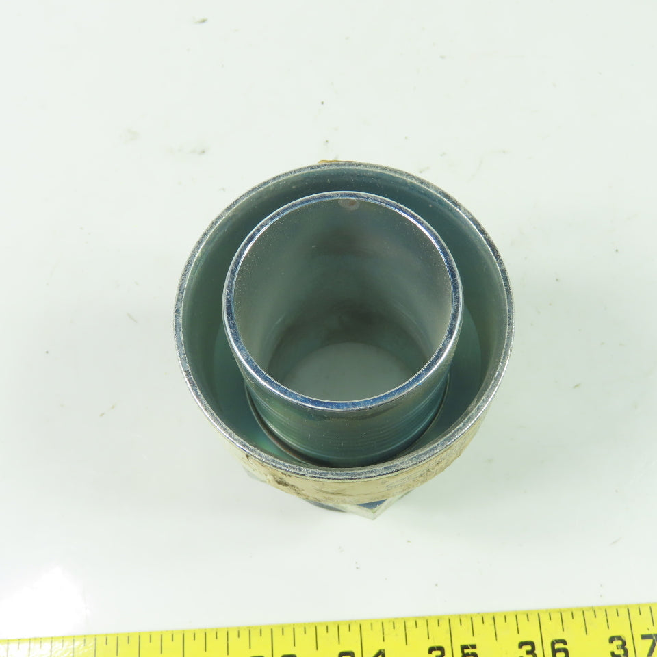 Parker 10193N-32-32 2" Hose Crimp Hydraulic Straight Fitting 2" NPT