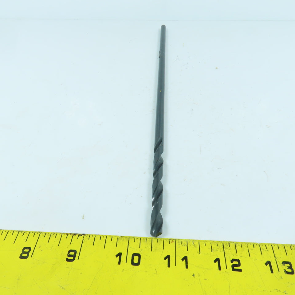 9/32" HSS Extra Length 2-Flute Drill Bit 12" OAL 3" Cut Length
