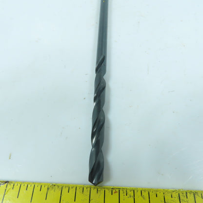 9/32" HSS Extra Length 2-Flute Drill Bit 12" OAL 3" Cut Length
