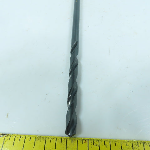 9/32" HSS Extra Length 2-Flute Drill Bit 12" OAL 3" Cut Length