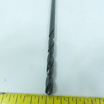 9/32" HSS Extra Length 2-Flute Drill Bit 12" OAL 3" Cut Length
