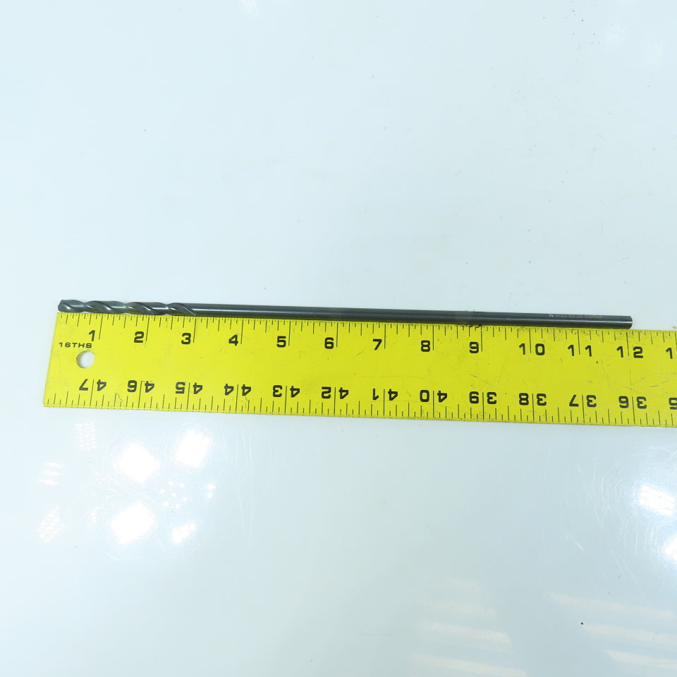 9/32" HSS Extra Length 2-Flute Drill Bit 12" OAL 3" Cut Length