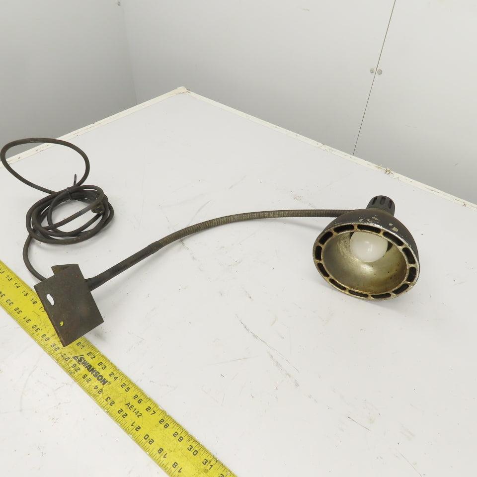 Direct Mount Task Machine Gooseneck Light Flexible 24" 115V Single Phase