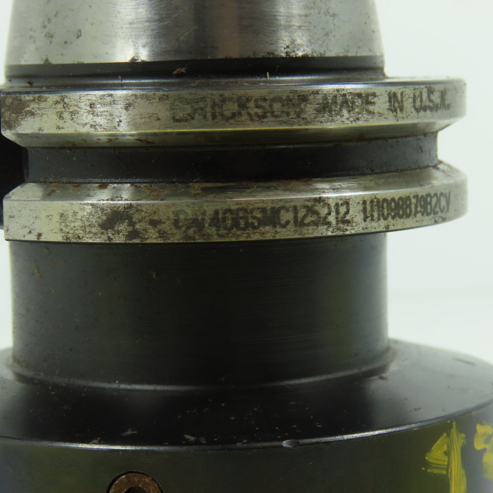 Erickson Cat 40 Shell Mill Tool Holder Adapter Coolant Through 1.25" Pilot Dia.