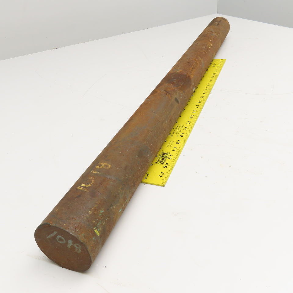 3" Diameter Steel Round Bar Stock 40" OAL