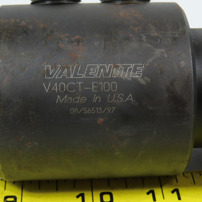 Valenite Cat 40 Solid End Mill Tool Holder 1" Bore 4-1/8" Projection