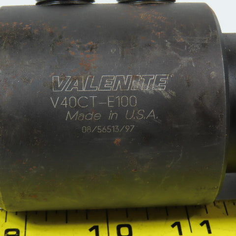 Valenite Cat 40 Solid End Mill Tool Holder 1" Bore 4-1/8" Projection