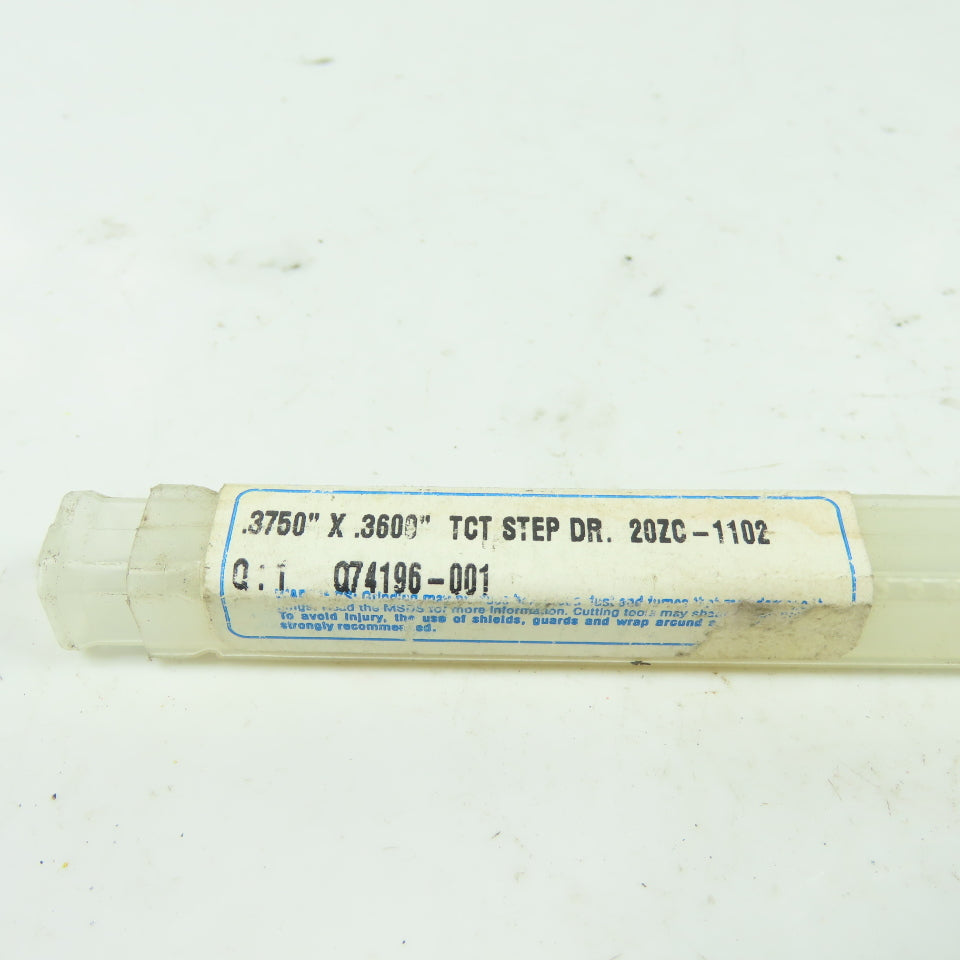 Greenfield Industries 20ZC-1102 Chucking Reamer Bit .3750" X .3600