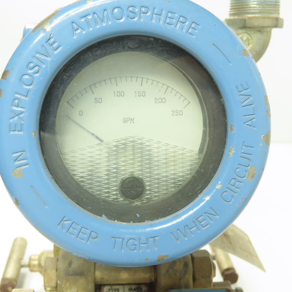 Rosemount 1151DP4J12B1M3D1 45VDC Pressure Transmitter W/ Manifold 2000PSI