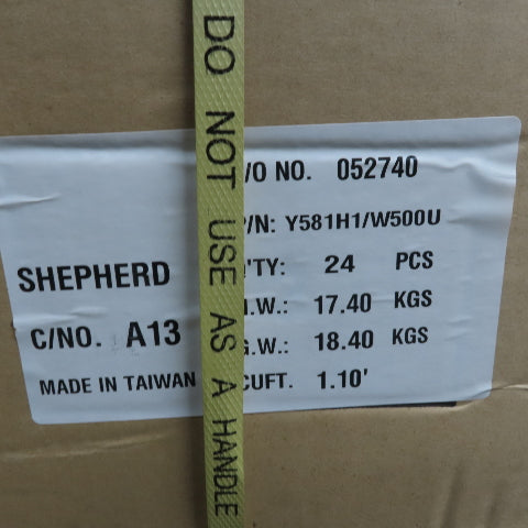 Shepard Y581H1 W500U Swivel Medical Grade 5"x1" Caster W/Lock & No stem Lot/24