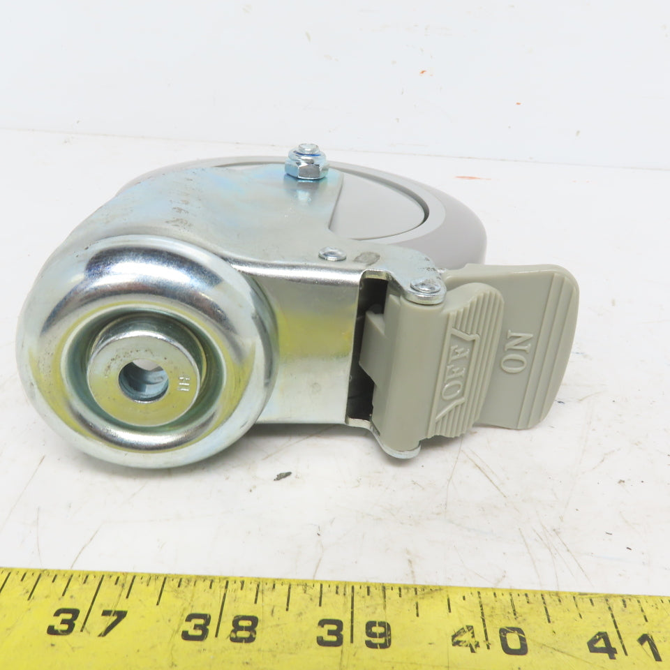 Shepard Y581H1 W500U Swivel Medical Grade 5"x1" Caster W/Lock & No stem Lot/24