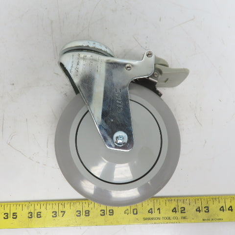 Shepard Y581H1 W500U Swivel Medical Grade 5"x1" Caster W/Lock & No stem Lot/24