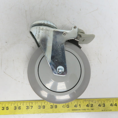 Shepard Y581H1 W500U Swivel Medical Grade 5"x1" Caster W/Lock & No stem Lot/24
