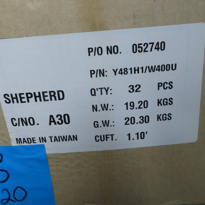 Shepard Y481H1 W400U Swivel Medical Grade 4"x 1" Caster & No stem Lot of 32