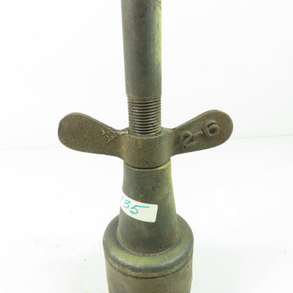 2-3/4" Cast Iron Test Plug W/Wing Nut 1-1/2" Rubber gasket