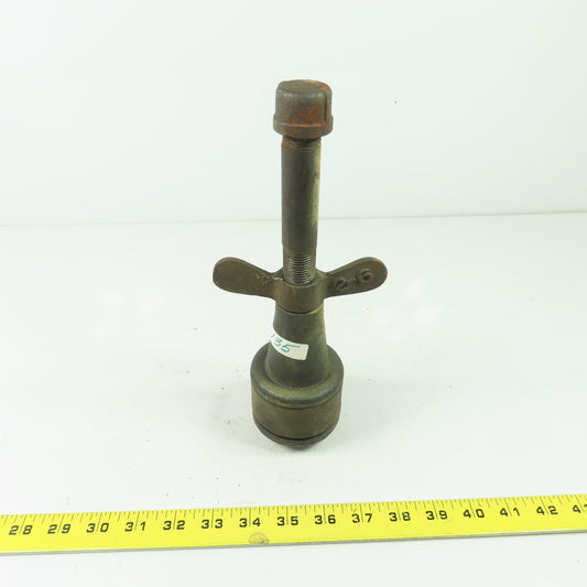 2-3/4" Cast Iron Test Plug W/Wing Nut 1-1/2" Rubber gasket