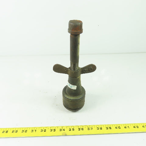 2-3/4" Cast Iron Test Plug W/Wing Nut 1-1/2" Rubber gasket