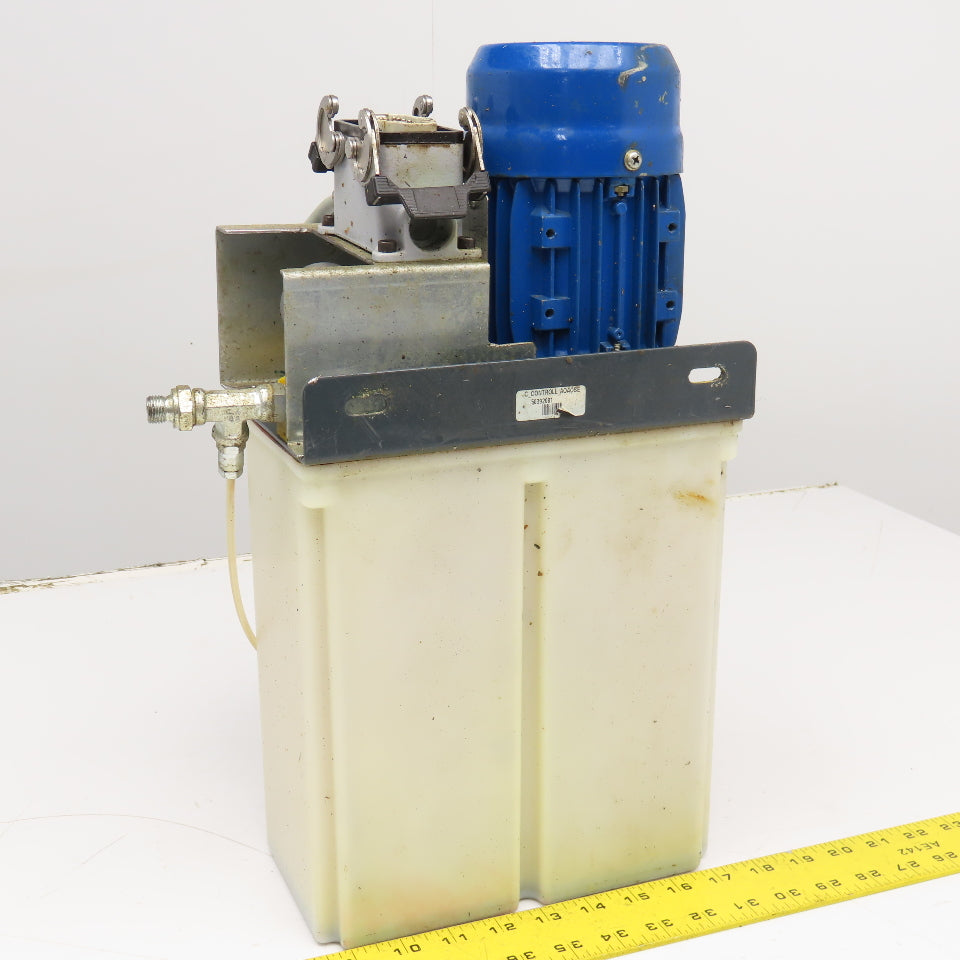 ILC MPT-6 220-480V 50/60Hz Lubrication Pump Nylon Tank 6 Liter 500cc/min