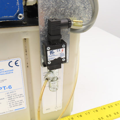 ILC MPT-6 220-480V 50/60Hz Lubrication Pump Nylon Tank 6 Liter 500cc/min
