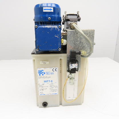 ILC MPT-6 220-480V 50/60Hz Lubrication Pump Nylon Tank 6 Liter 500cc/min
