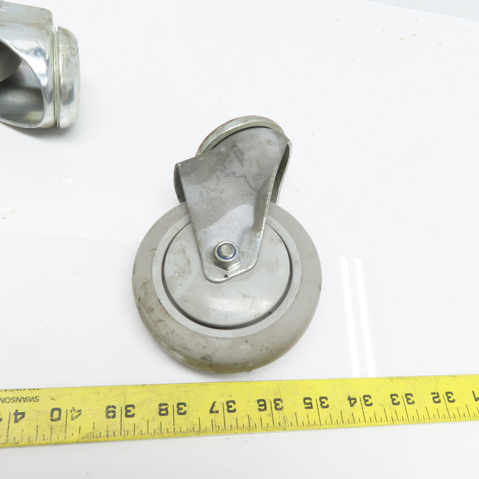 Shepard Y481H1 W400U Swivel Medical Grade 4"x 1" Caster & No stem Lot of 4