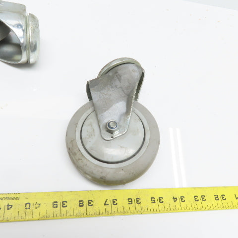 Shepard Y481H1 W400U Swivel Medical Grade 4"x 1" Caster & No stem Lot of 4