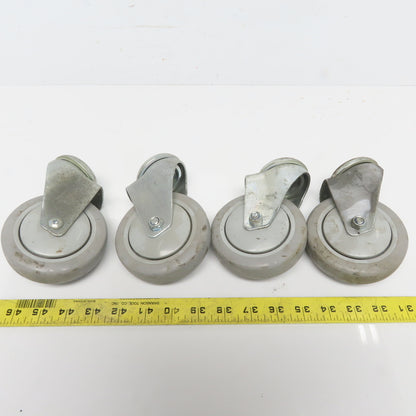 Shepard Y481H1 W400U Swivel Medical Grade 4"x 1" Caster & No stem Lot of 4