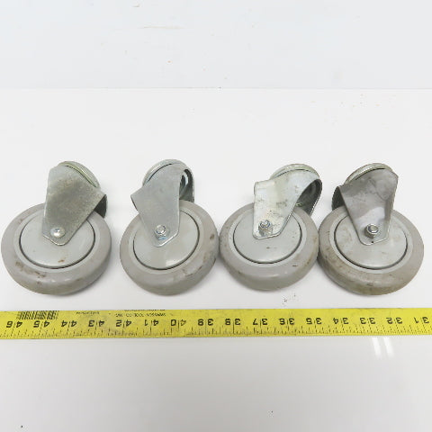 Shepard Y481H1 W400U Swivel Medical Grade 4"x 1" Caster & No stem Lot of 4