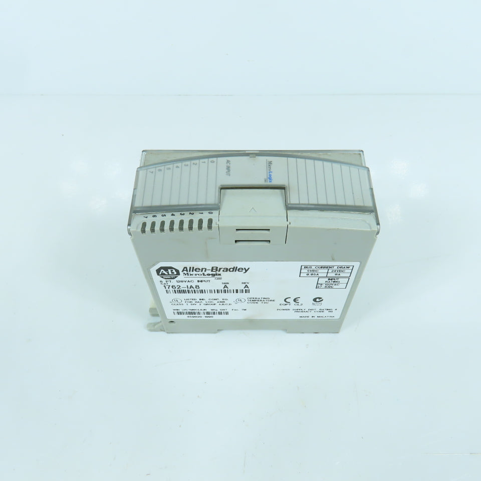Allen Bradley 1762-IA8 Ser A Rev A MicroLogix 8 Point 120VAC Input Module