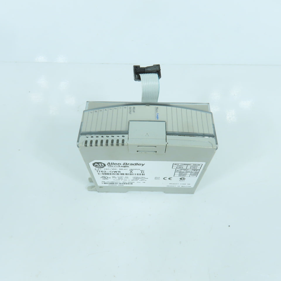 Allen Bradley 1762-OW8 Ser A Rev D MicroLogix 8 PT. VAC/VDC Relay Output Module