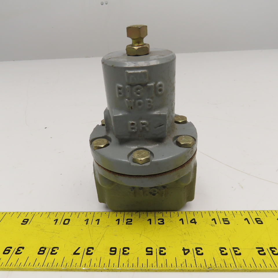 Fisher Controls Tpe 98 H-41 1/4" NPT Back Pressure Regulator 75PSI