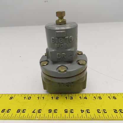 Fisher Controls Tpe 98 H-41 1/4" NPT Back Pressure Regulator 75PSI