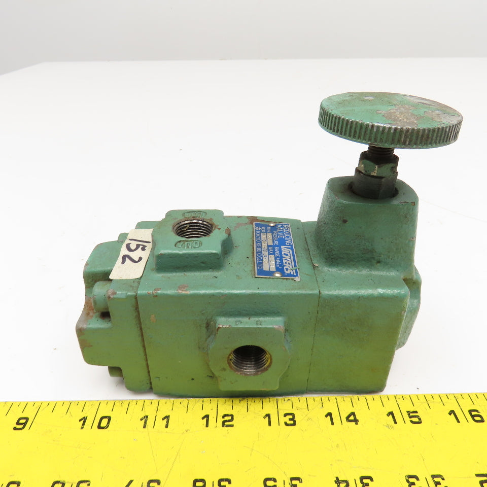 Vickers KT-03-B-20-JA-J 3/8" NPT Reducing Valve 5.6-200 kfg/cm2