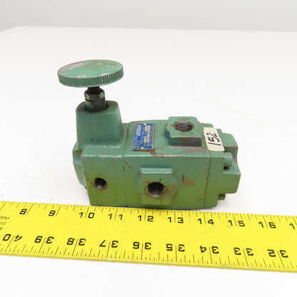 Vickers KT-03-B-20-JA-J 3/8" NPT Reducing Valve 5.6-200 kfg/cm2