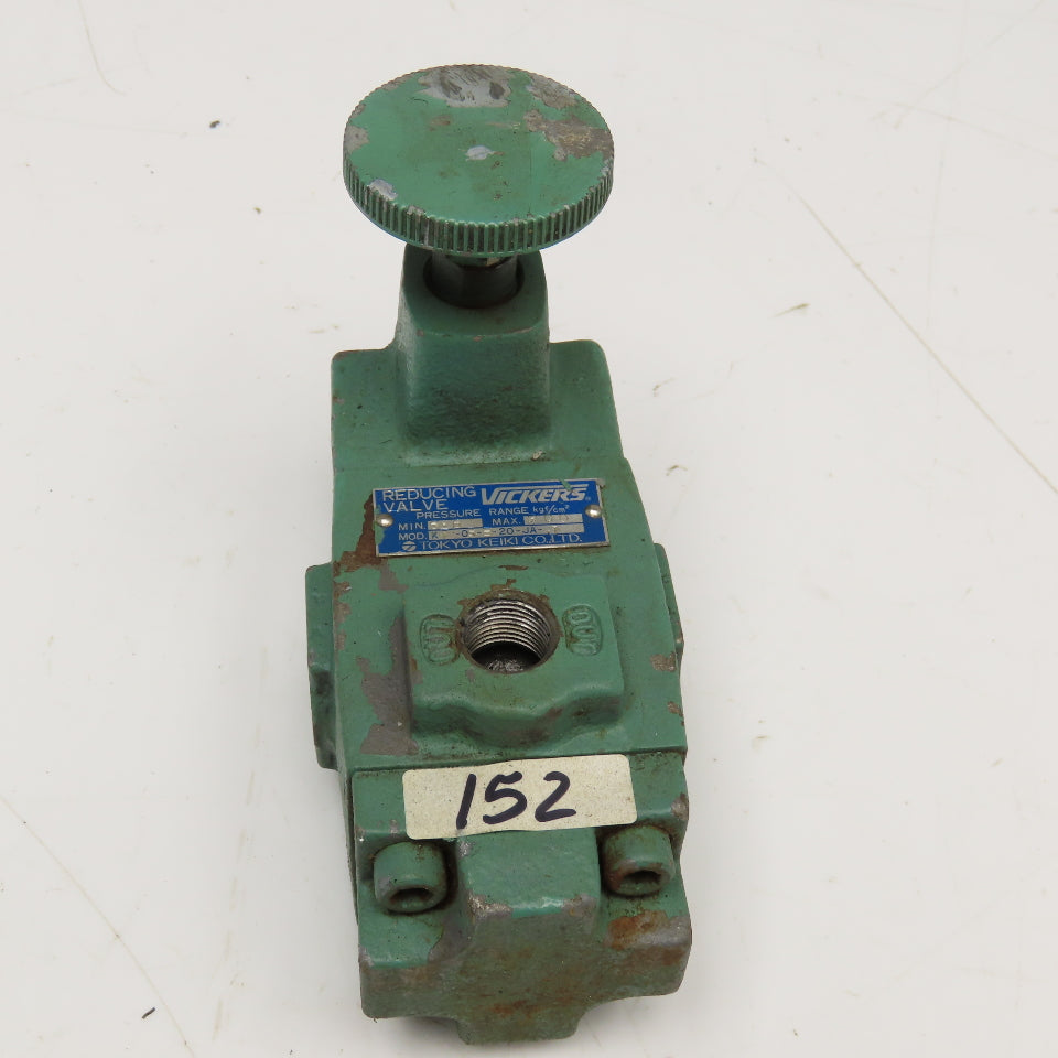 Vickers KT-03-B-20-JA-J 3/8" NPT Reducing Valve 5.6-200 kfg/cm2