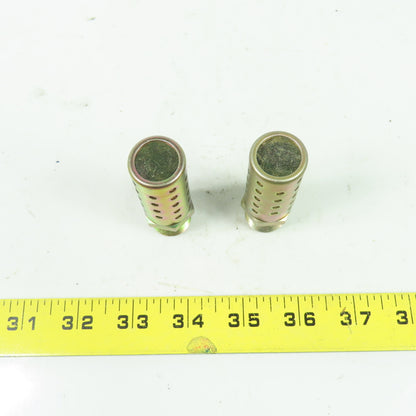 7/8" Muffler Silencer 1/2" NPT Lot Of 2